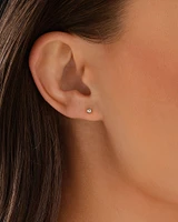 3mm Ball Stud Earrings in 10kt Rose Gold