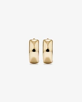 10mm Huggie Earrings in 10kt Yellow Gold