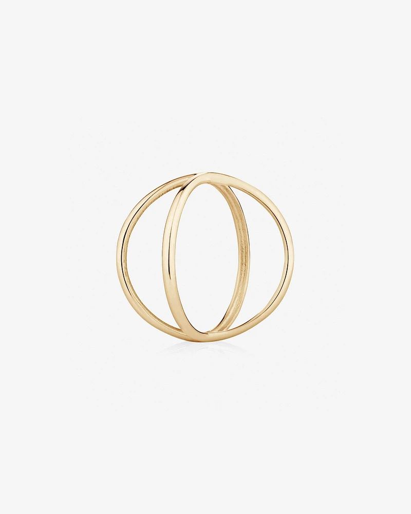 Geometric Ring in 10kt Yellow Gold