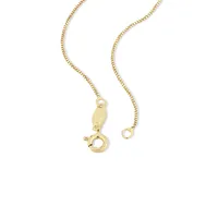 50cm (20") 0.66mm Width Box Chain in 10kt Yellow Gold