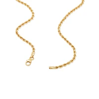 50cm (20") Rope Chain in 10kt Yellow Gold