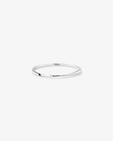 62mm Polished Oval Twist Bangle in Sterling Silver