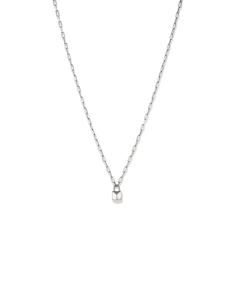 Collier Signature Lock en argent sterling