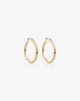 25mm Hoop Earrings in 10kt Yellow Gold