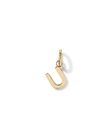 Letter Q Initial Pendant in 10kt Yellow Gold
