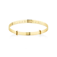 Expandable Baby Bangle in 10kt Yellow Gold