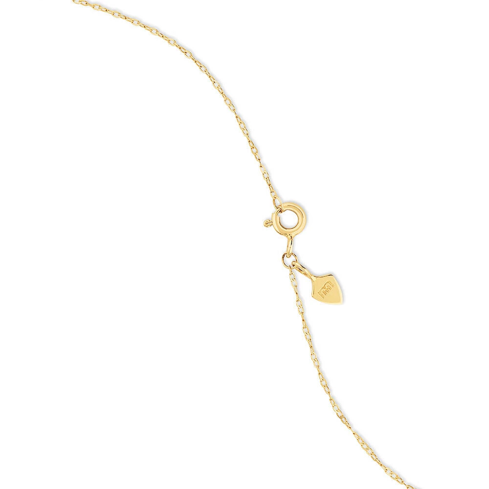 Pendant with Cultured Freshwater Baroque Pearl in 10kt Yellow Gold