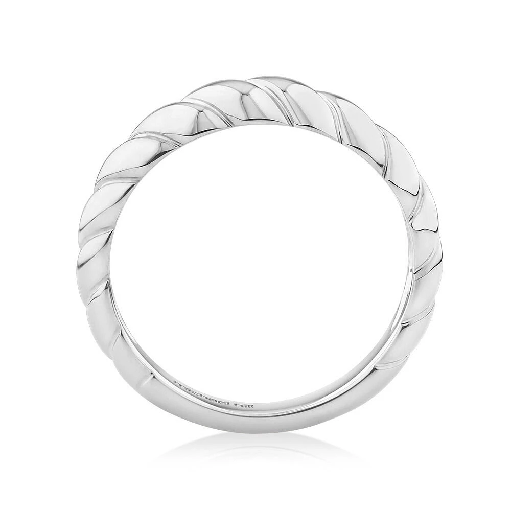 Narrow Croissant Ring in 10kt Yellow Gold