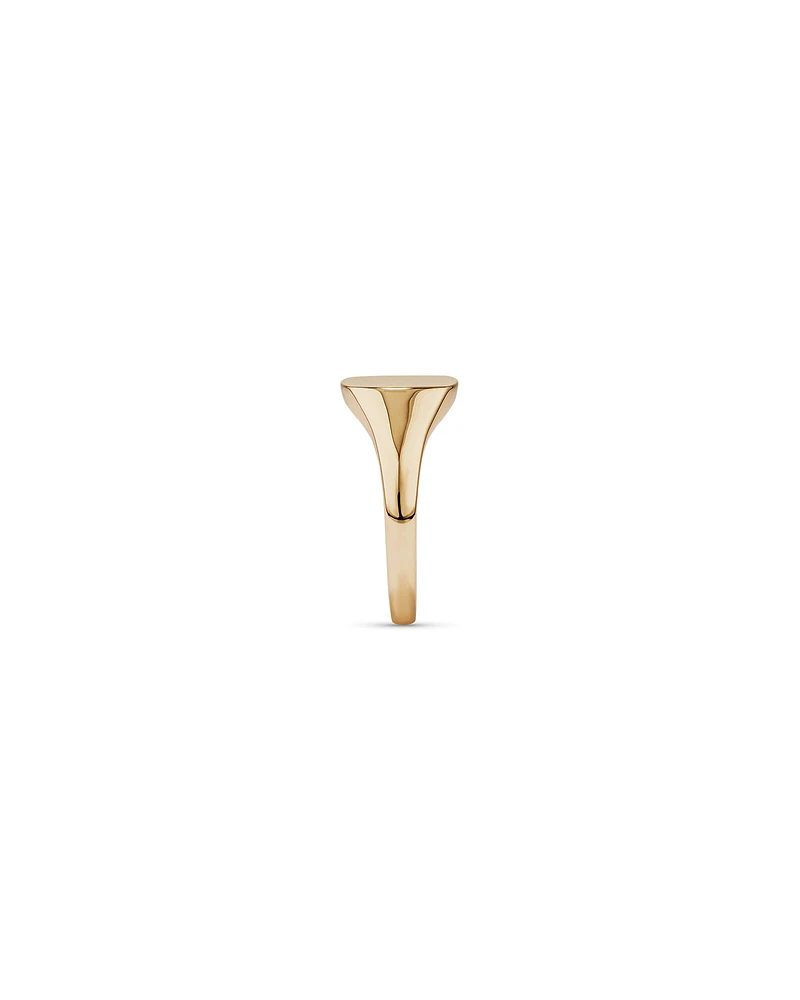 Square Signet Ring in 10kt Yellow Gold