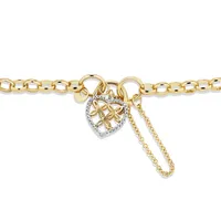 19cm (7.5) 2.5mm-3mm Width Bead Bracelet in 10kt Yellow Gold