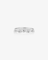 Wedding Ring with 0.56 Carat TW Diamonds in 14kt White Gold