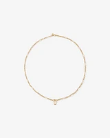 60cm (24") Paperclip 7 and 1 Alternating Open Pendant Chain in 10kt Yellow Gold