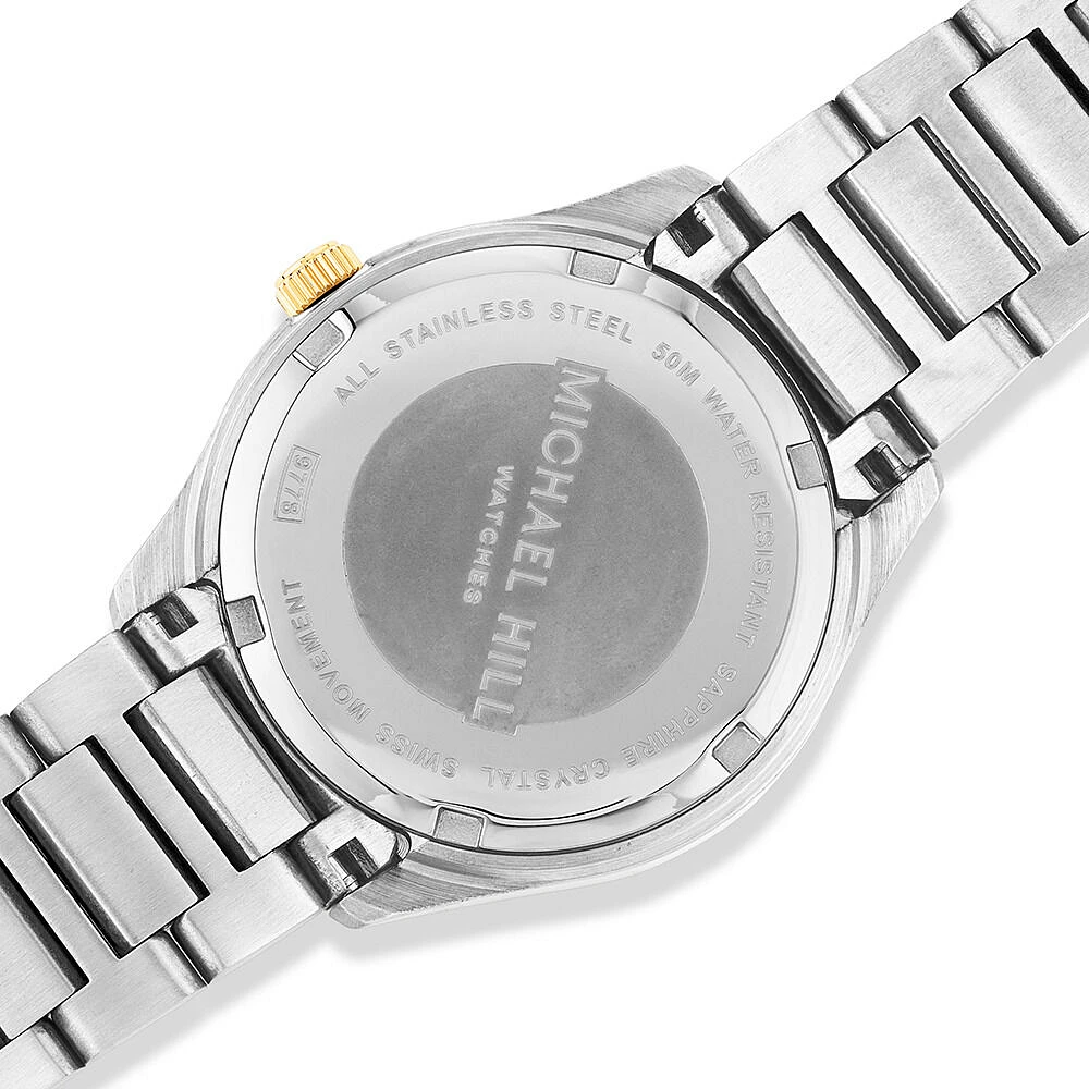 Women's Two-Tone Watch with 0.40 Carat TW of Diamonds in Gold Tone Stainless Steel