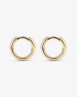 8mm Polished Huggies In 10kt Yellow Gold