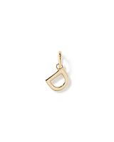 Letter Q Initial Pendant in 10kt Yellow Gold