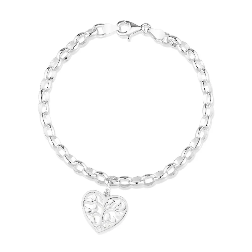 Tiffany & Co Bracelet With Heart Lock and Disc Charm in Yellow Gold