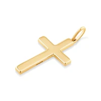 Large Cross Pendant in 10kt Yellow Gold