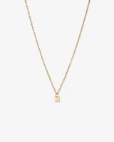 Signature Lock Necklace in 10kt Yellow Gold