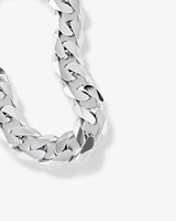13mm Curb Bracelet  in Sterling Silver
