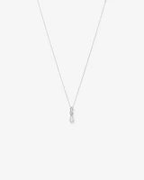 0.15 Carat TW Diamond Knots Pendant in Sterling Silver