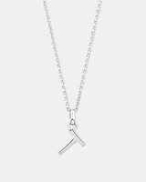 "Z" Initial Pendant in Sterling Silver