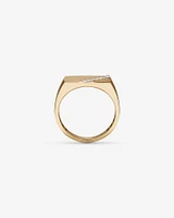 Men's Ring with Carat TW of Diamonds In 10kt Yellow Gold