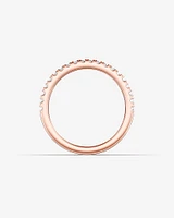 Alliance en or blanc 14 K avec diamants totalisant 0,34 ct