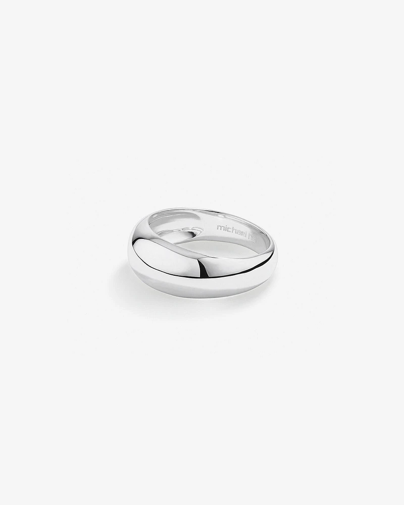 Dome Ring in Sterling Silver