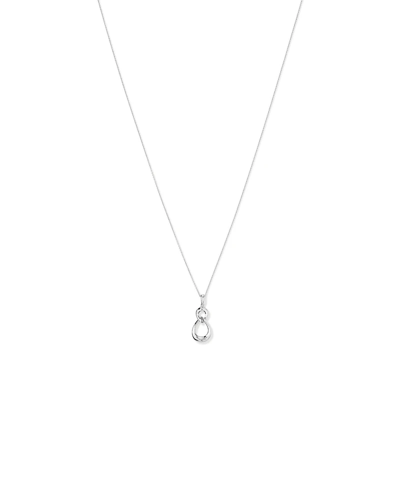 Linked Pendant Necklace in Sterling Silver