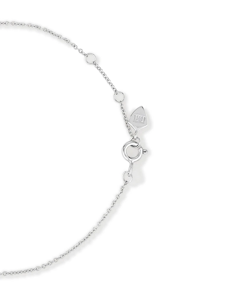 Bracelet With 0.15 Carat TW Diamonds in 18kt White Gold