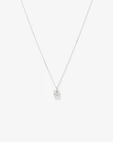2.00 Carat TW Laboratory-Grown Diamond Solitaire Pendant in 14kt White Gold