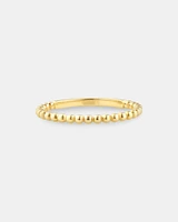 Bead Stacker Ring 10kt Yellow Gold