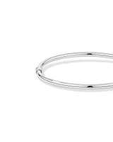 60mm Hollow Tube Bangle in Sterling Silver