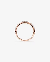 Wedding Ring with 0.25 Carat TW of Diamonds in 14kt Rose Gold