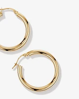 20mm Hoop Earrings in 10kt Yellow Gold