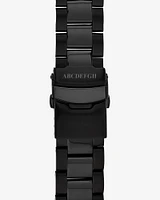 Men's Chronograph Watch in Black Tone Stainless Steel