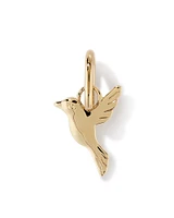 Hummingbird Pendant in 10kt Yellow Gold