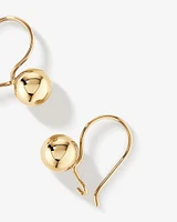 7mm Euroball Earrings in 10kt Yellow Gold