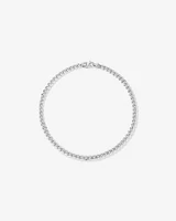 9.3mm Curb Chain in Sterling Silver