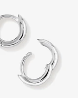 11mm Huggie Earrings in Sterling Silver