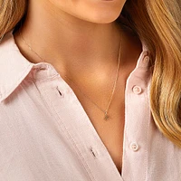 O Initial Pendant in 10kt Yellow Gold