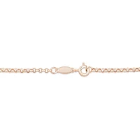 17cm (7") 2mm-2.5mm Width Hollow Belcher Bracelet in 10kt Yellow Gold