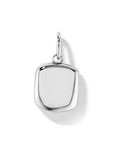 Square Locket Pendant in Sterling Silver