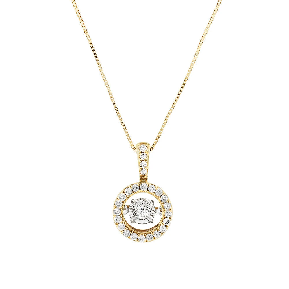 Everlight Pendant with 0.33 Carat TW of Diamonds in 10kt Gold