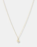O Initial Pendant in 10kt Yellow Gold