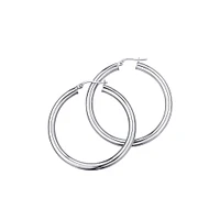 30mm Hoop Earrings in 10kt Yellow Gold