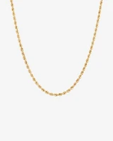 45cm (18") 4mm-4.5mm Rope Chain in 10kt Yellow Gold