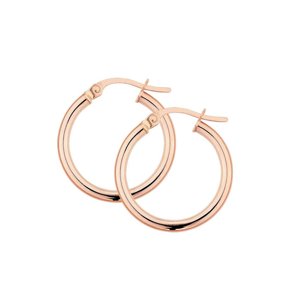 18mm Hoop Earrings in 10kt Yellow Gold