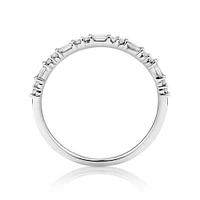 0.20 Carat TW Diamond Wedding Ring in 14kt White Gold