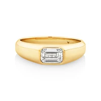 Solitaire Ring with 1.00TW Laboratory-Grown Diamond in 14kt Gold